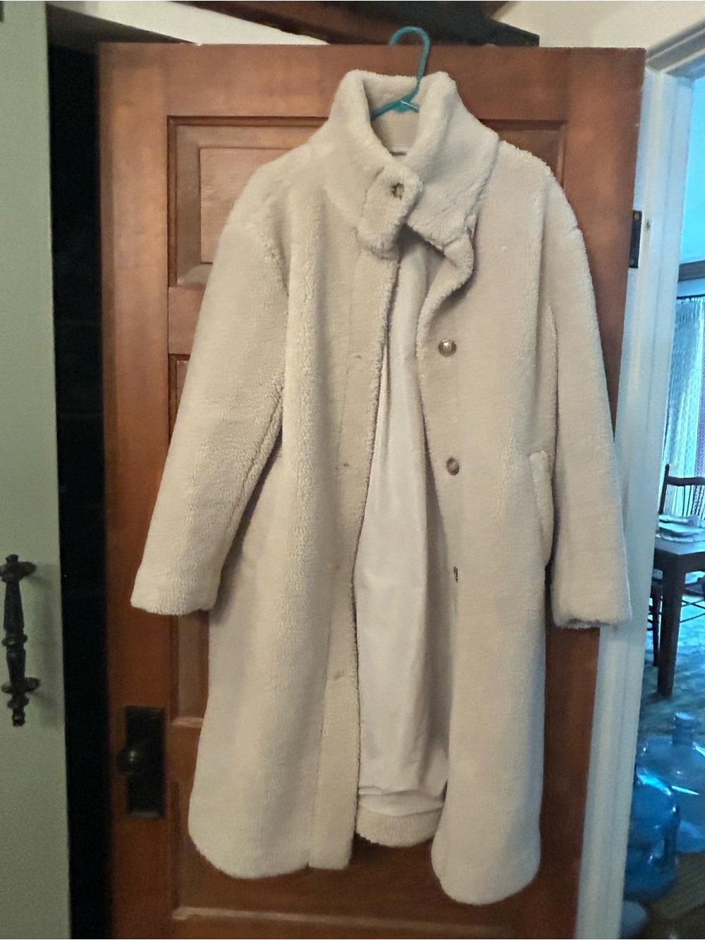 GAP Cream Plush Teddy Coat